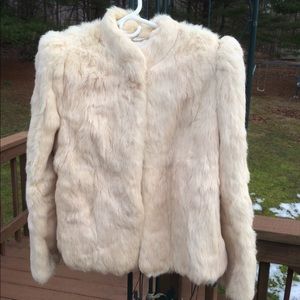 Stunning Rabbit Fur Coat! Warm and luxurious.